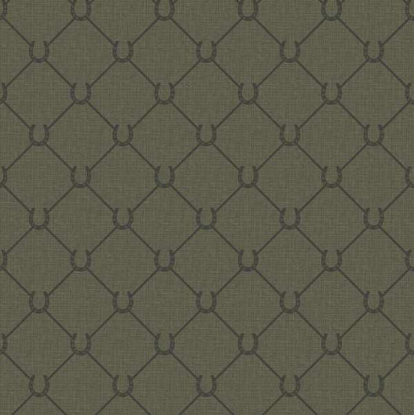 17-09-022-60/P wallpaper sample  New Horseshoe Olive