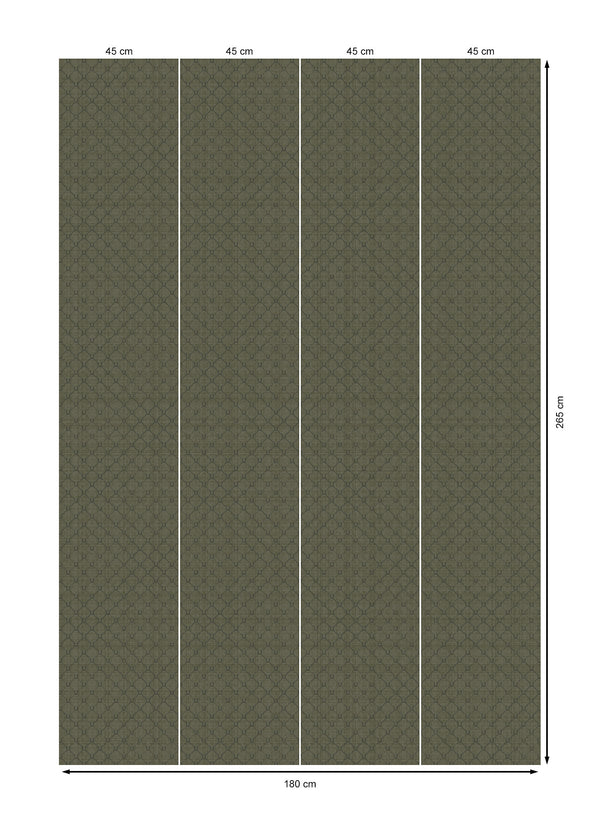 17-09-022-60 WALLPAPER NEW HORSESHOE OLIVE