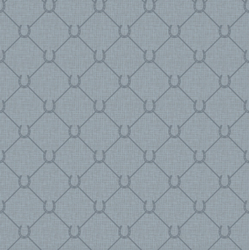17-09-022-75/P wallpaper sample  New Horseshoe Light Blue