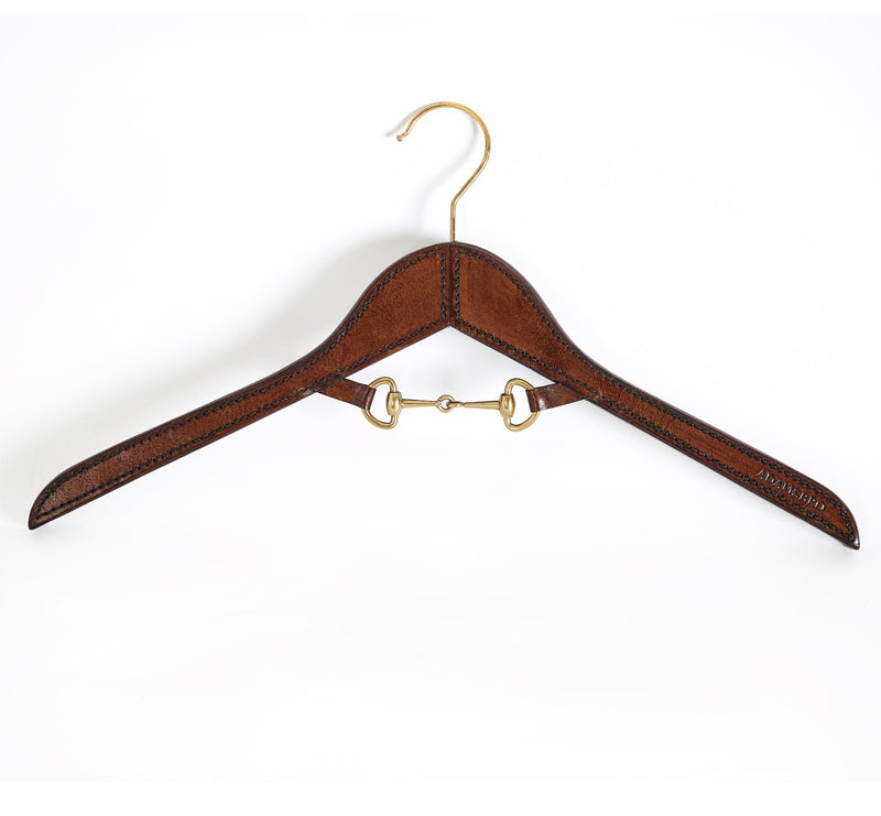 ADAMSBRO LEATHER HANGER BURGUNDY