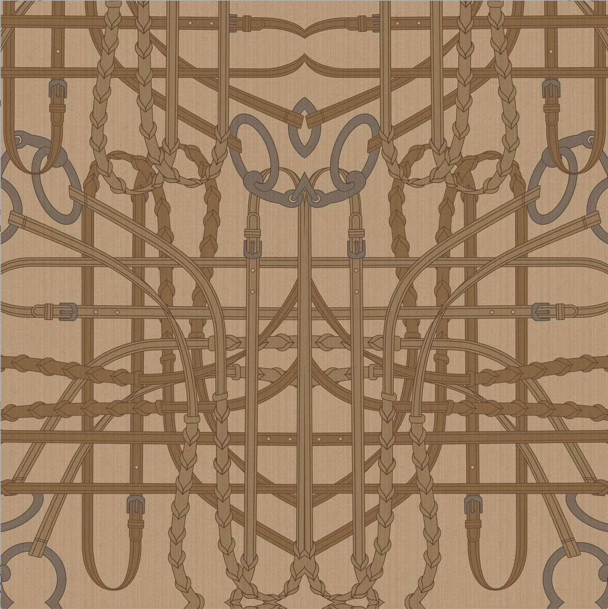 17-09-024-20 Wallpaper Bridle Caramel