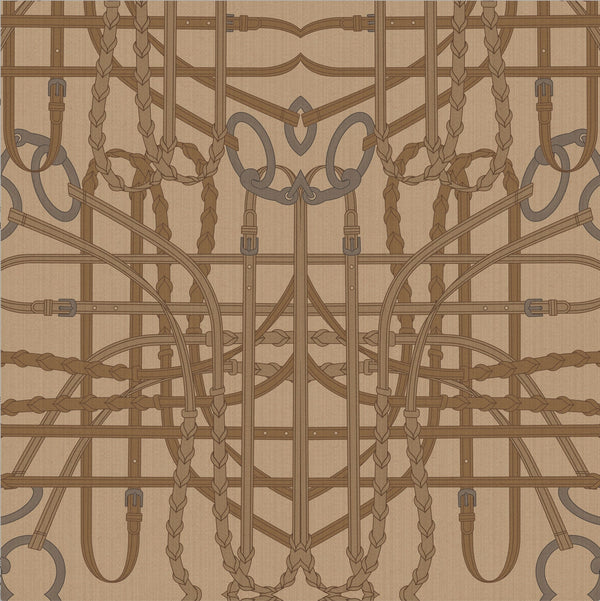 17-09-024-20/P  wallpaper sample  Bridle Caramel