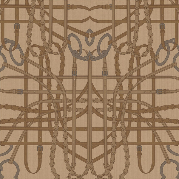 17-09-024-20 Wallpaper Bridle Caramel