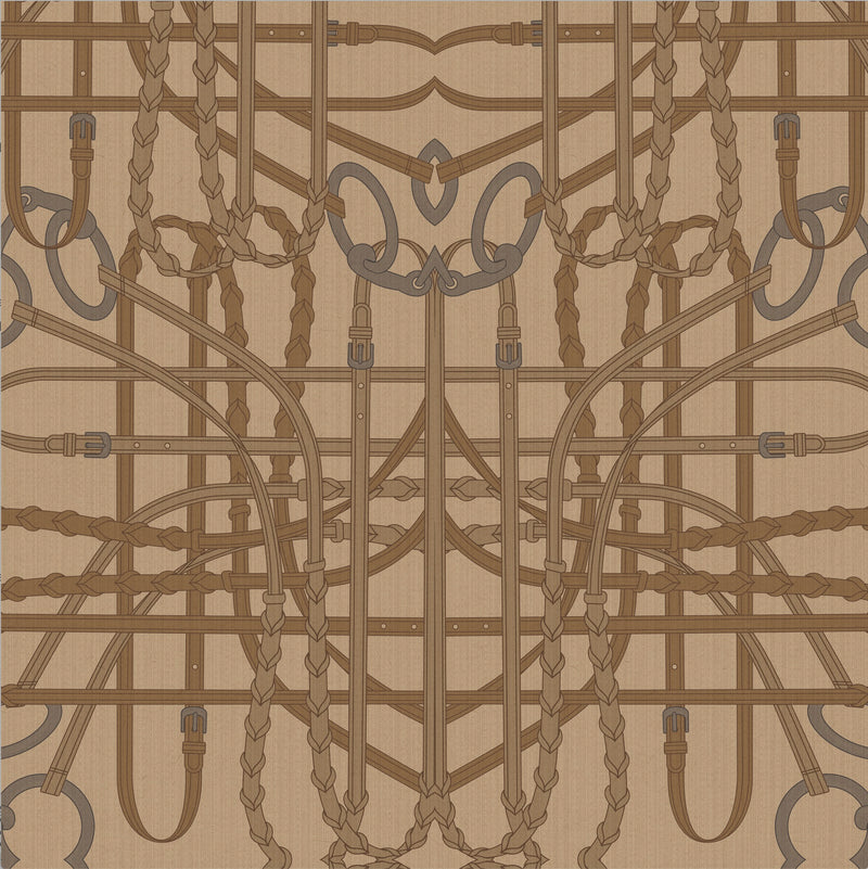 17-09-024-20 Wallpaper Bridle Caramel