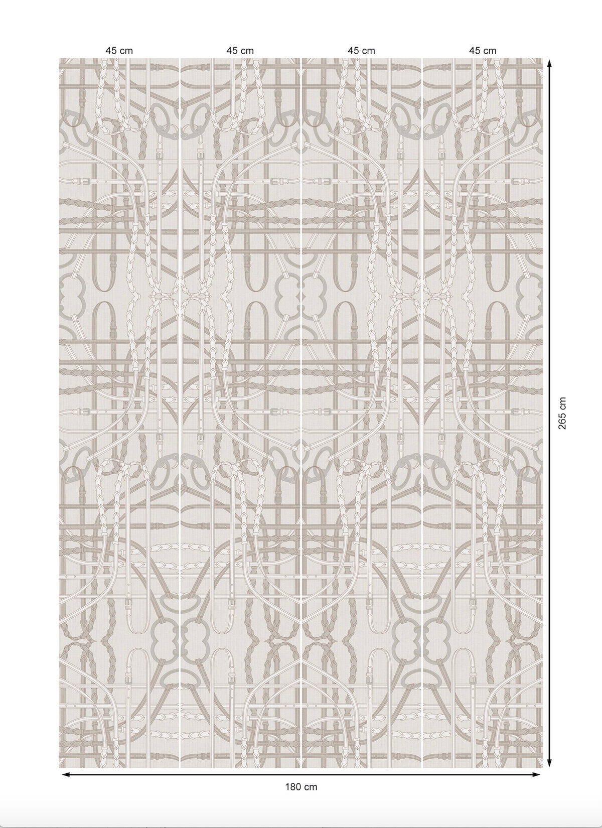17-09-024-00 Wallpaper Bridle Off-white