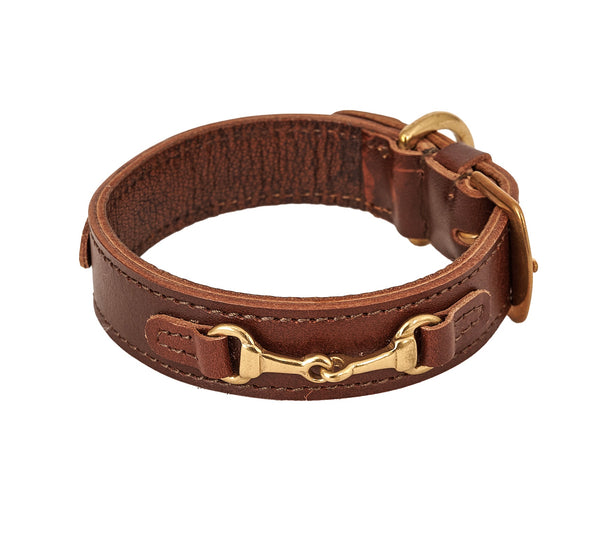 Dog Bracelet Snaffle Bit in Genuine Leather