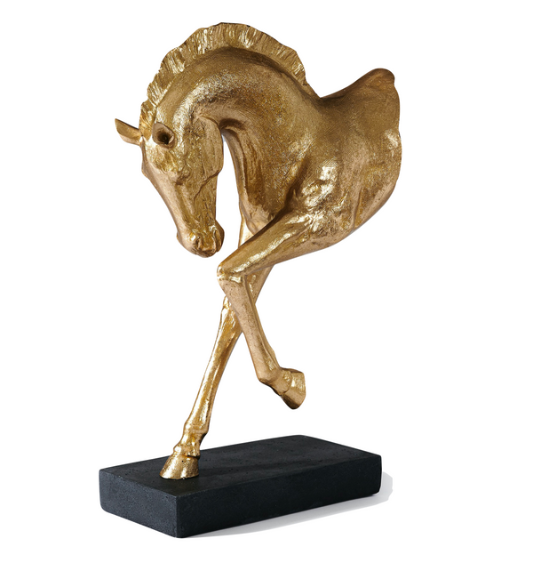 MARENGO HORSE SCULPTURE GOLD