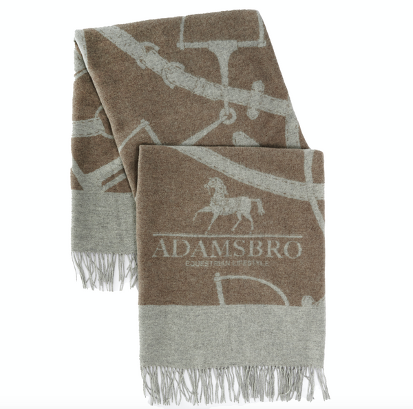 Wool Cashmere Throw Bridle Perla