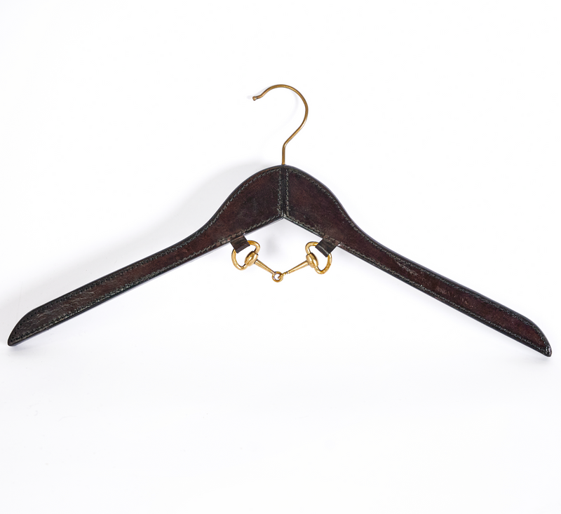 ADAMSBRO LEATHER HANGER BROWN