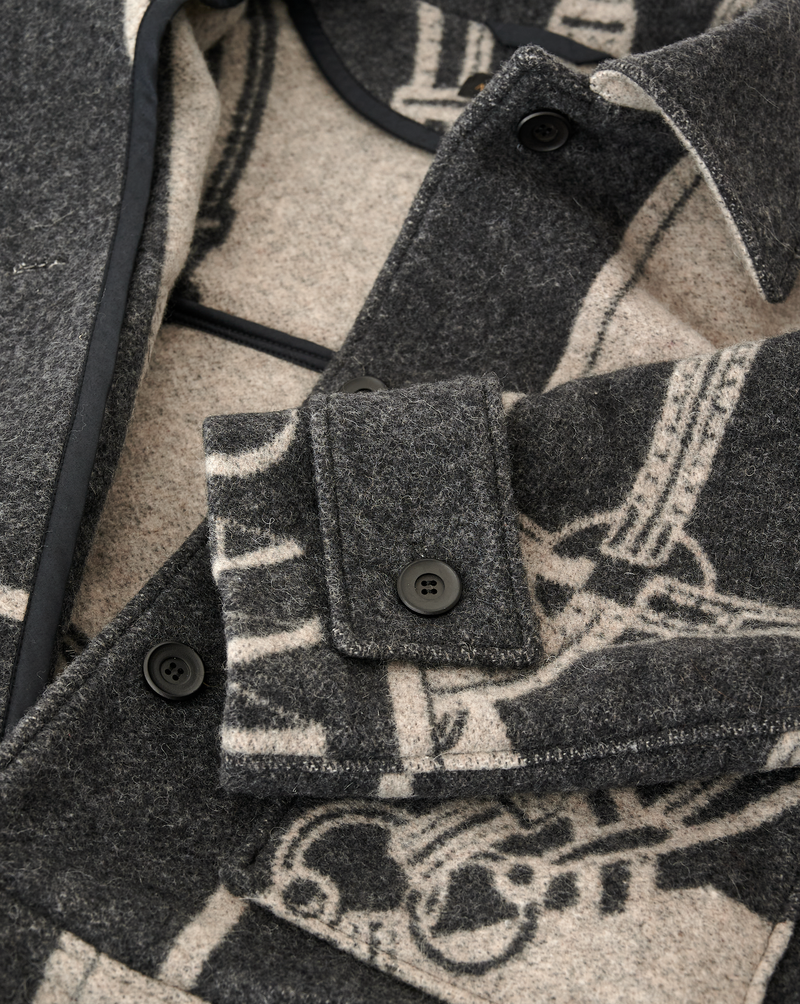 TAILORED HERITAGE BOXY JACKET ANTRACIT & LONTRA